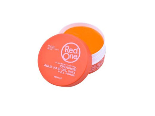CERA CON BRILLO REDONE NARANJA AQUA HAIR WAX ORANGE CON AROMA A NARANJA