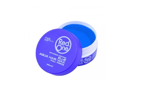 CERA CON BRILLO REDONE AZUL AQUA HAIR WAX BLUE CON AROMA A CHICLE