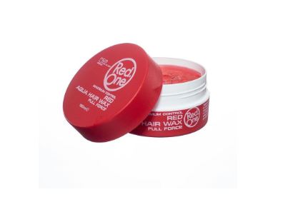 CERA CON BRILLO REDONE ROJO AQUA HAIR WAX RED CON  AROMA A FRESA