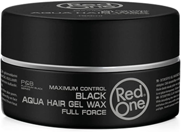 CERA CON BRILLO REDONE NEGRA AQUA HAIR WAX BLACK CON AROMA A ALBARICOQUE