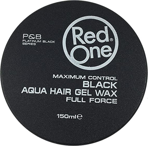 CERA CON BRILLO REDONE NEGRA AQUA HAIR WAX BLACK CON AROMA A ALBARICOQUE