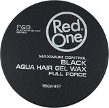 CERA CON BRILLO REDONE NEGRA AQUA HAIR WAX BLACK CON AROMA A ALBARICOQUE