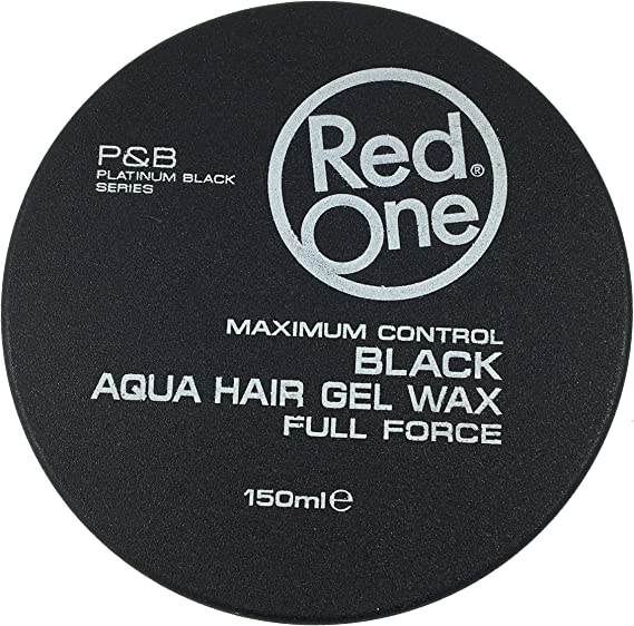 CERA CON BRILLO REDONE NEGRA AQUA HAIR WAX BLACK CON AROMA A ALBARICOQUE