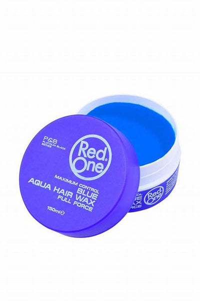 CERA CON BRILLO REDONE AZUL AQUA HAIR WAX BLUE CON AROMA A CHICLE