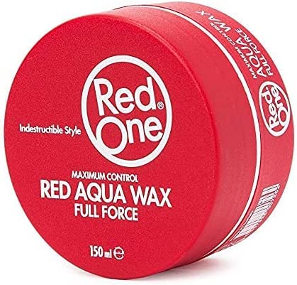 CERA CON BRILLO REDONE ROJO AQUA HAIR WAX RED CON  AROMA A FRESA