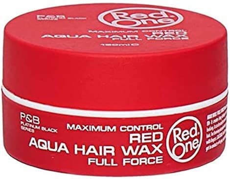 CERA CON BRILLO REDONE ROJO AQUA HAIR WAX RED CON  AROMA A FRESA